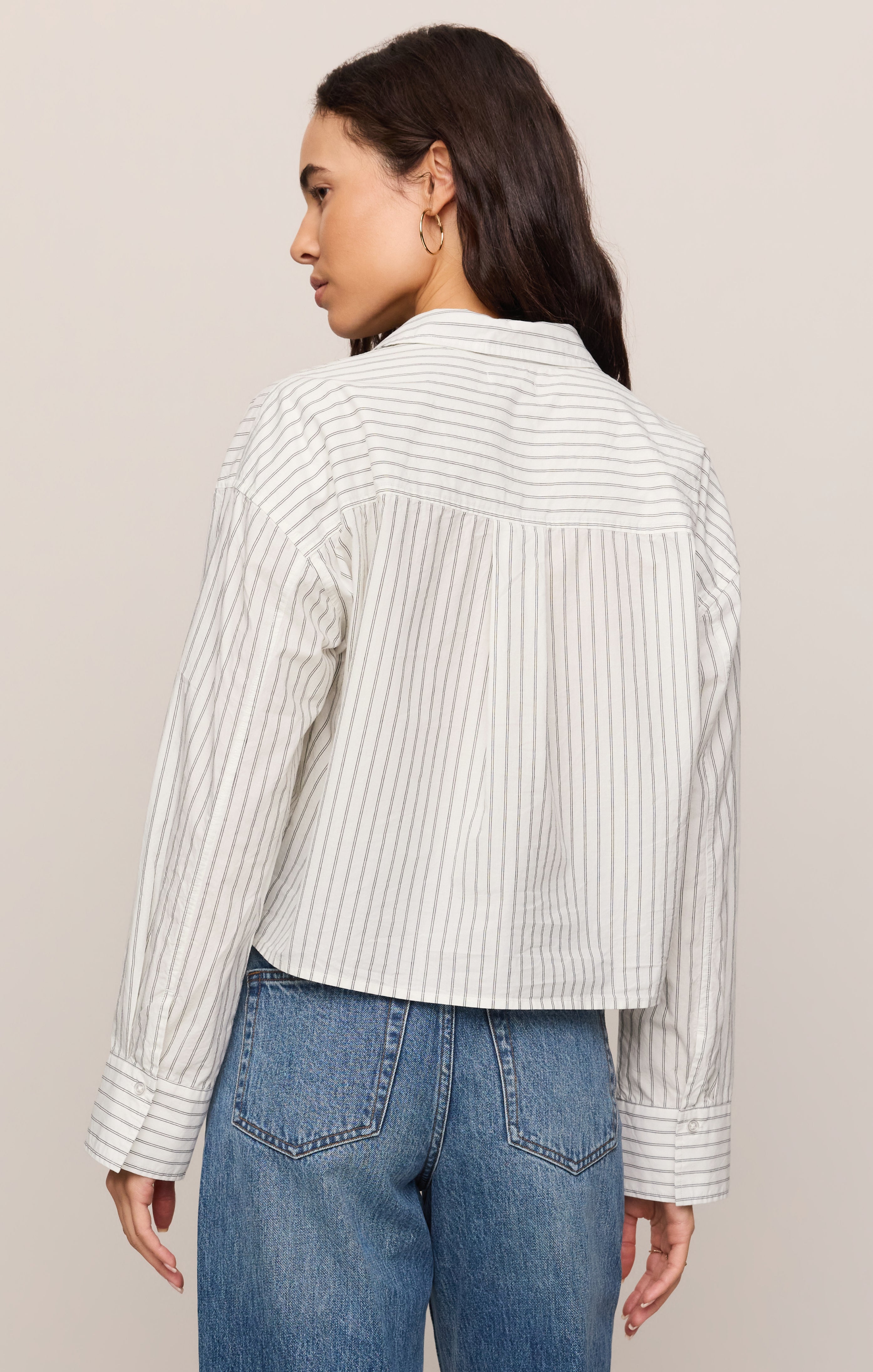 Favorite Striped Button Up back