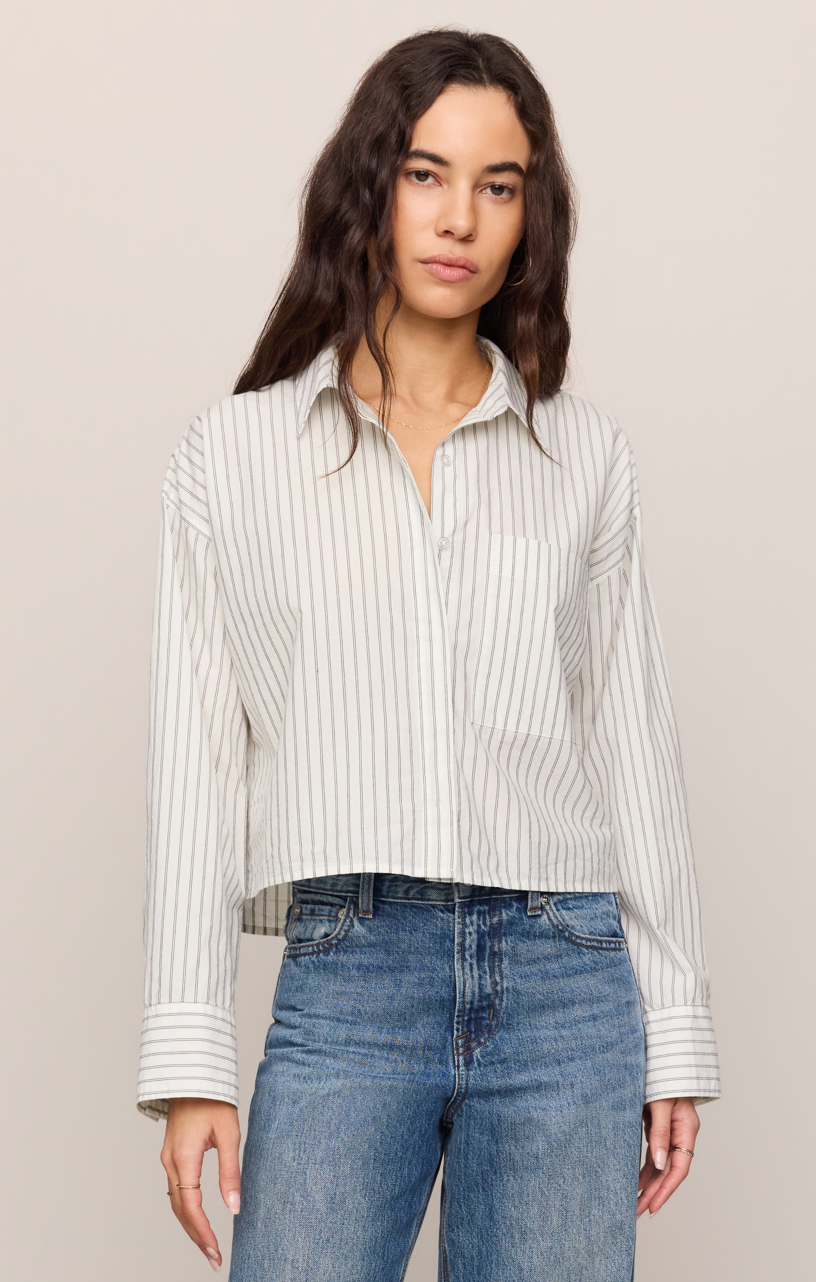 Favorite Striped Button Up front