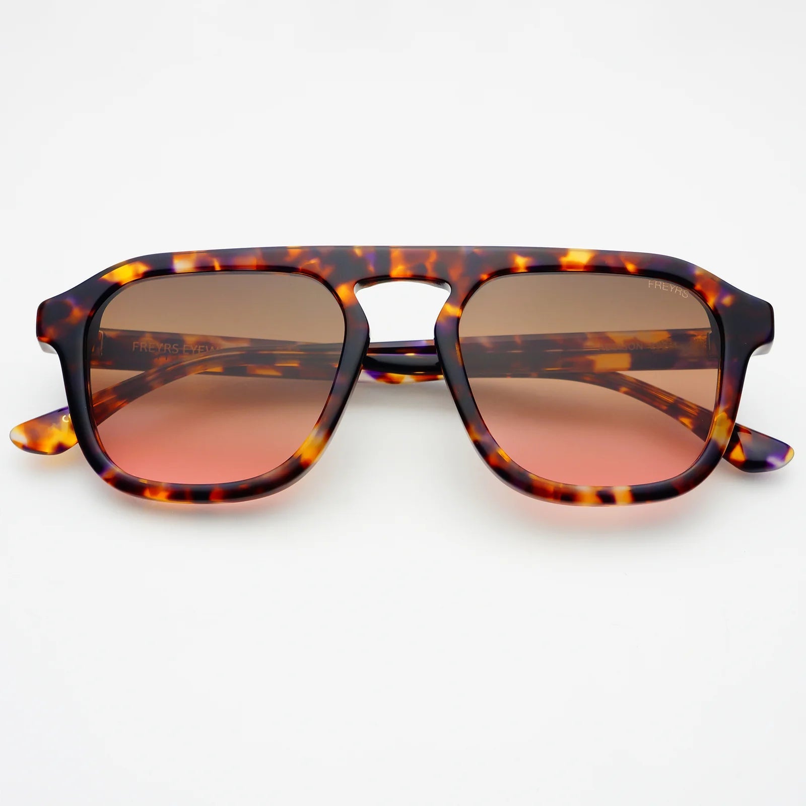 Addison Acetate Unisex Aviators - Sunset - Elk + Elm