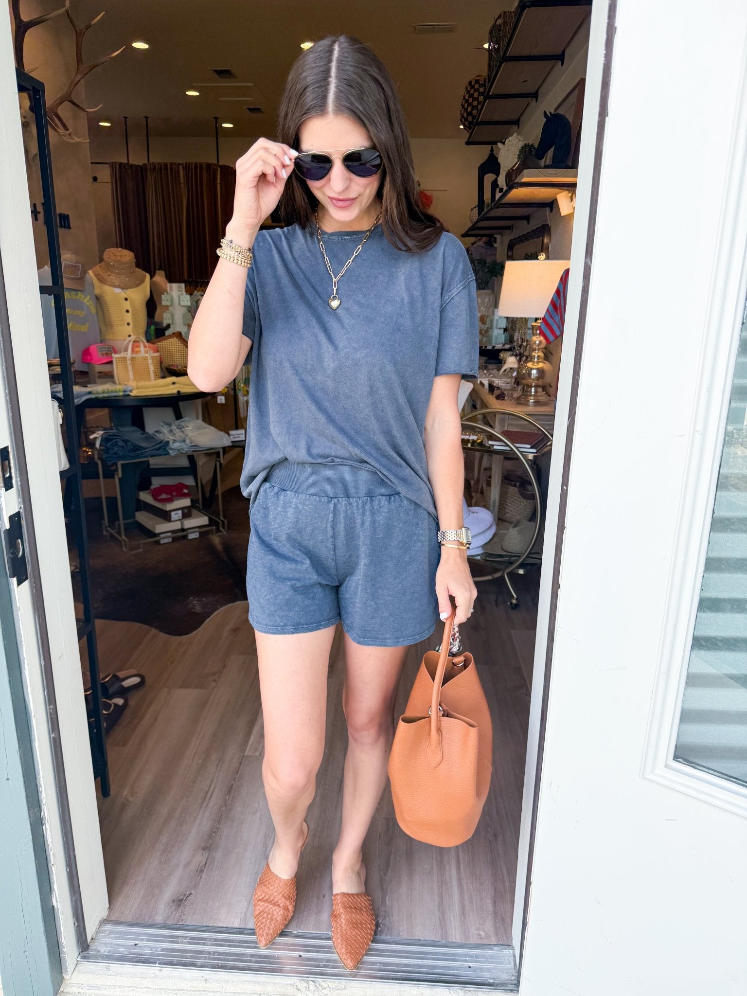 Alex Summer Shorts - Navy - Elk + Elm