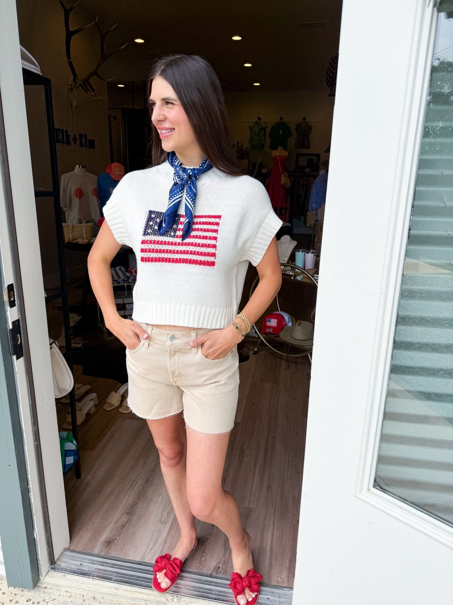 All American Sweater Top - Elk + Elm