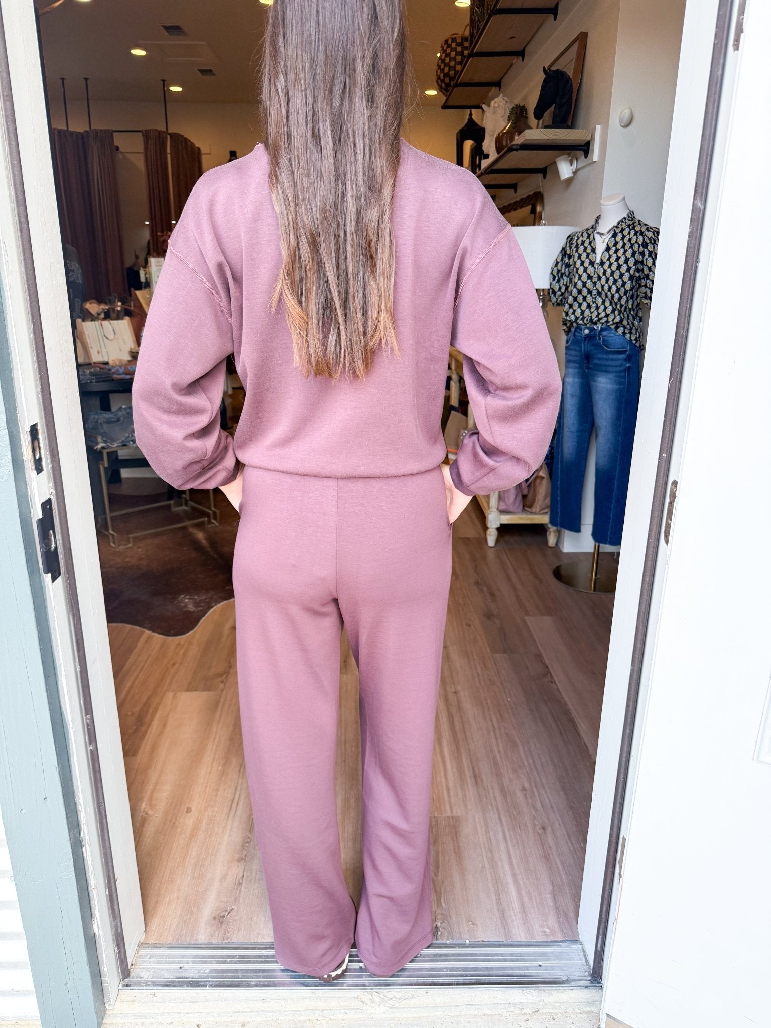All Day Pants - Plum - Elk + Elm
