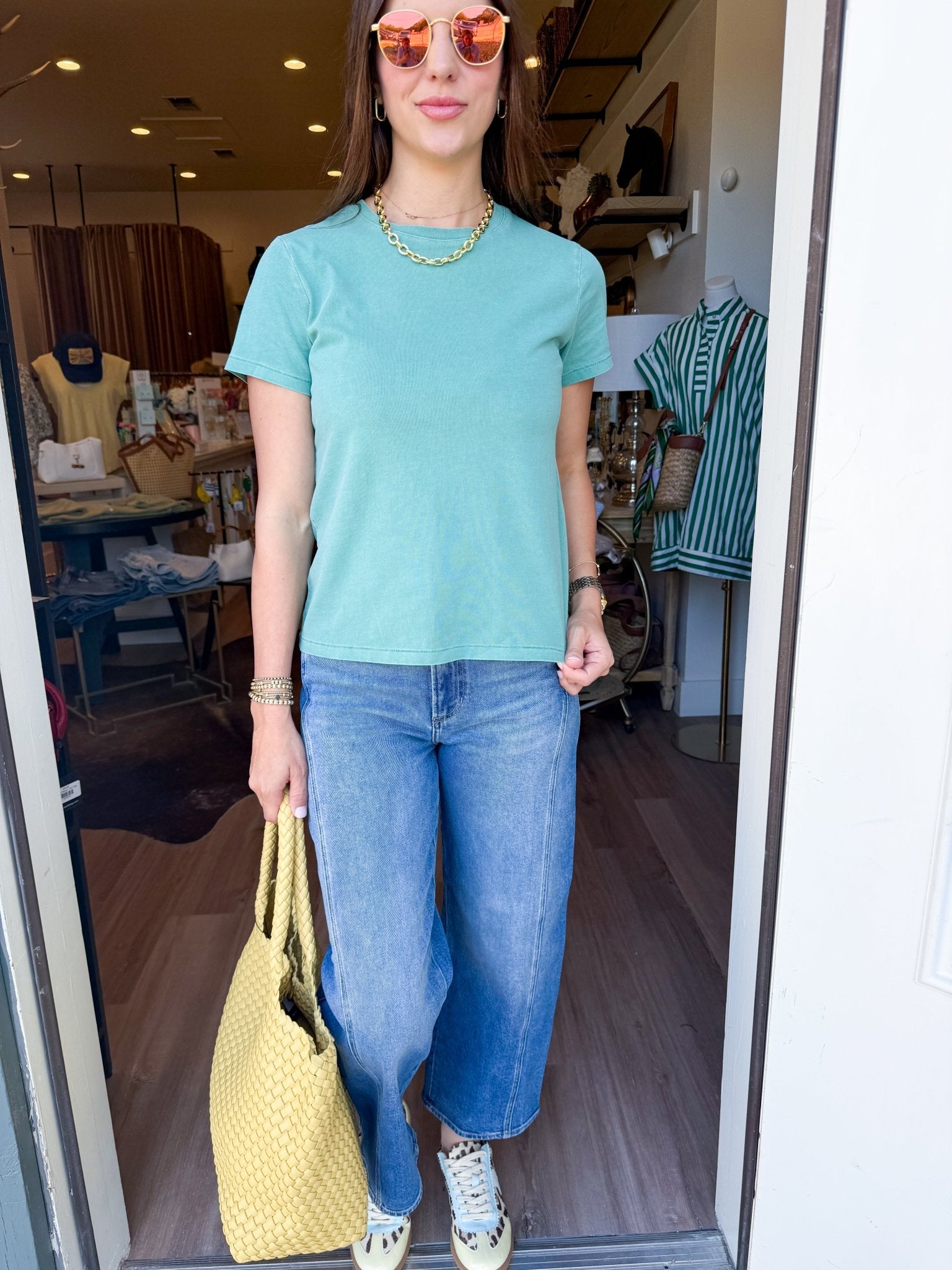 Asher Tee - Seagrass - Elk + Elm
