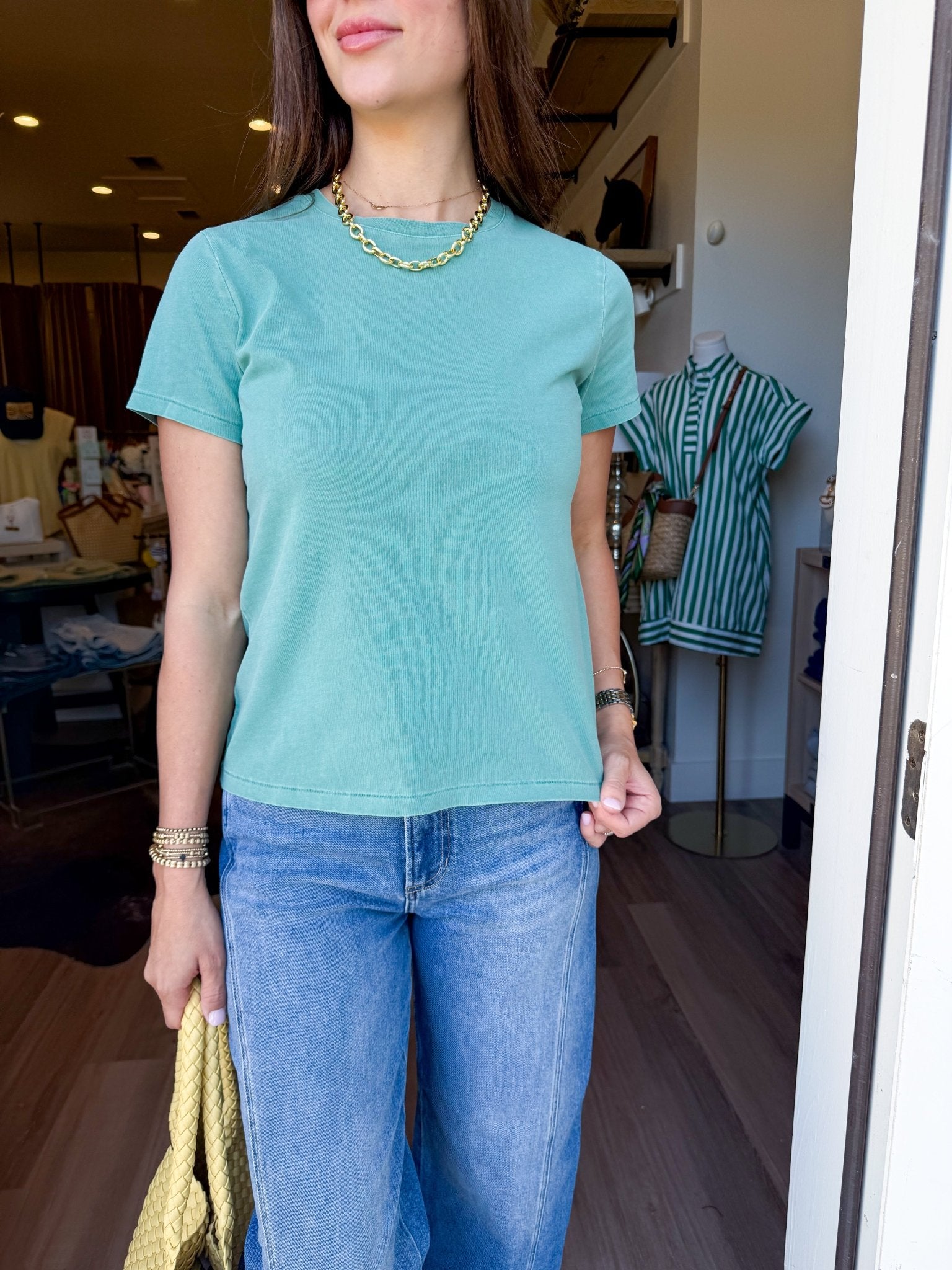 Asher Tee - Seagrass - Elk + Elm
