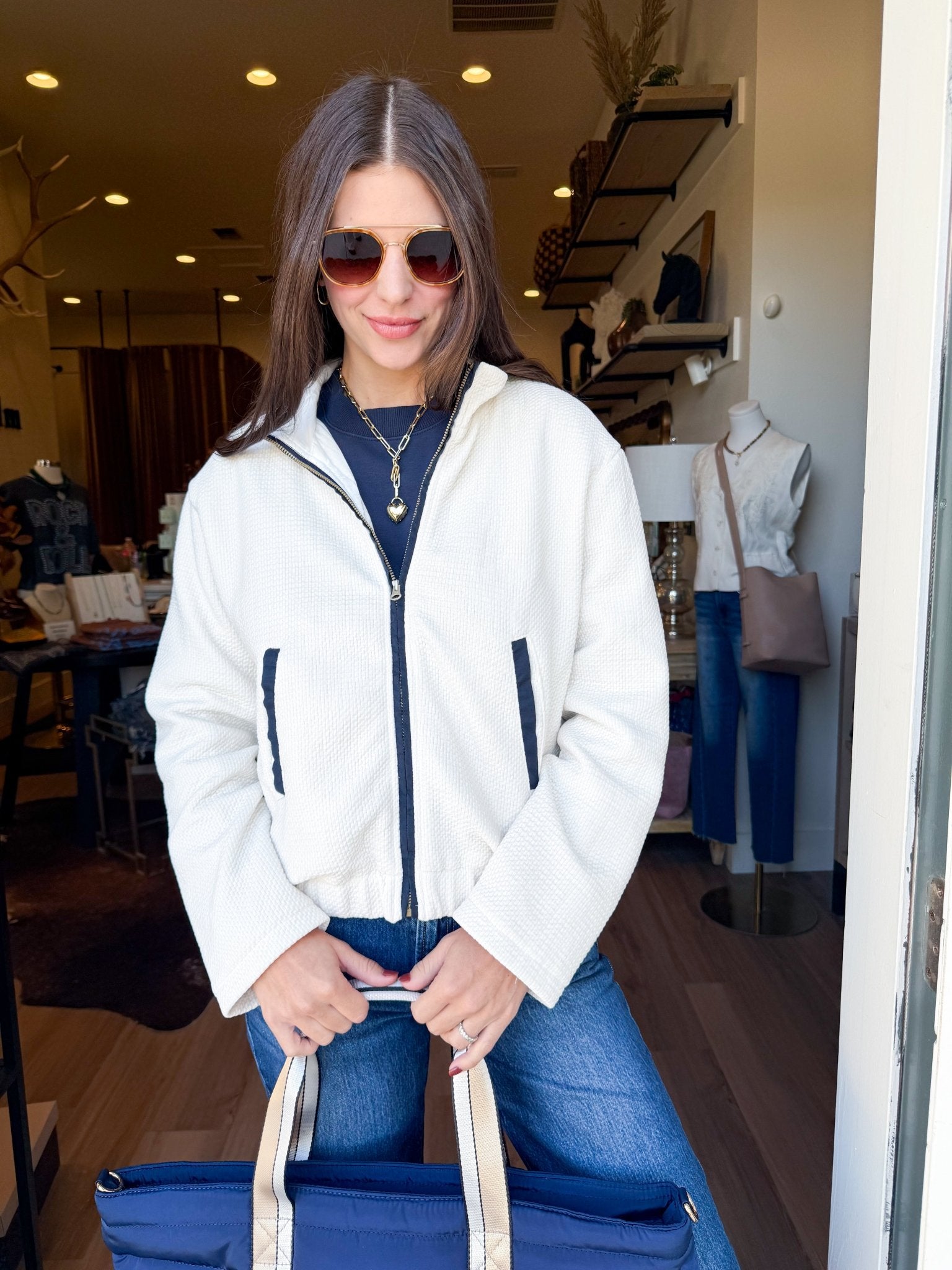 Aspen Zip Jacket - Elk + Elm