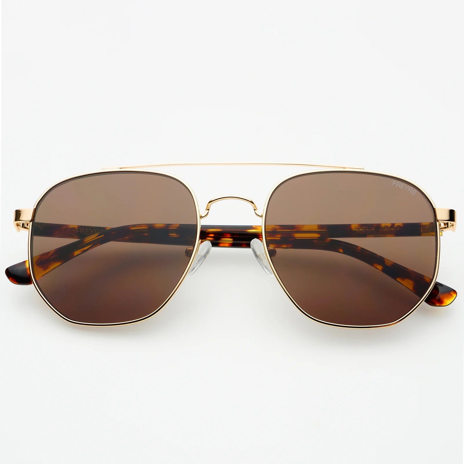 Austin Unisex Sunglasses - Gold/Brown - Elk + Elm