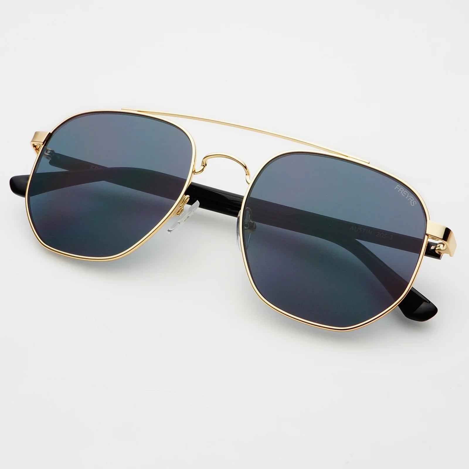 Austin Unisex Sunglasses Gold/Gray - Elk + Elm
