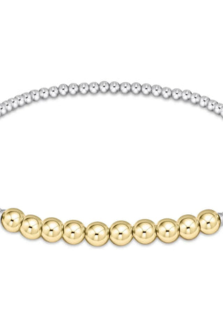 eNewton Beaded Bliss Mixed Metal Bracelet