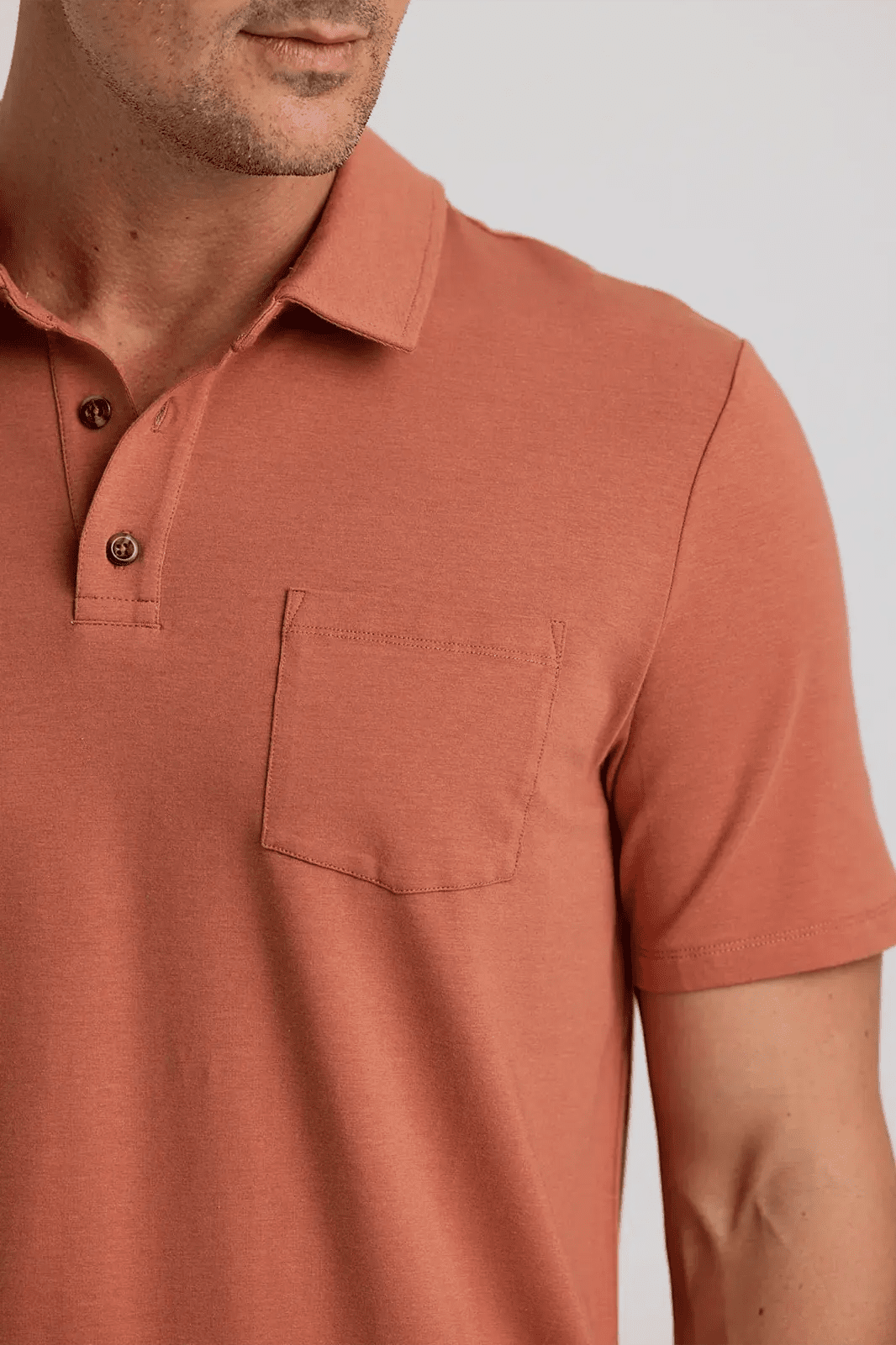 Bamboo Current Polo - Redwood - Elk + Elm