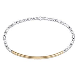 eNewton Bliss Bar MIxed Metal Bracelet 4mm