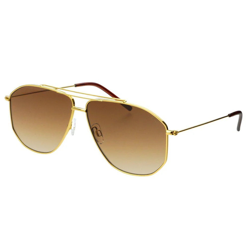 Barry Sunglasses - Brown/Gold