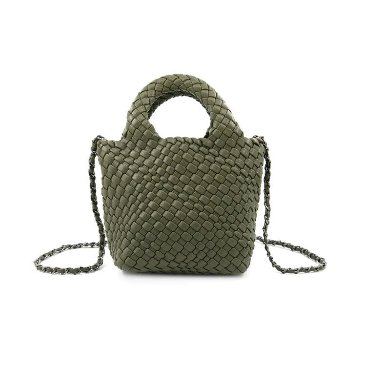 BC Braided Clutch - Olive - Elk + Elm