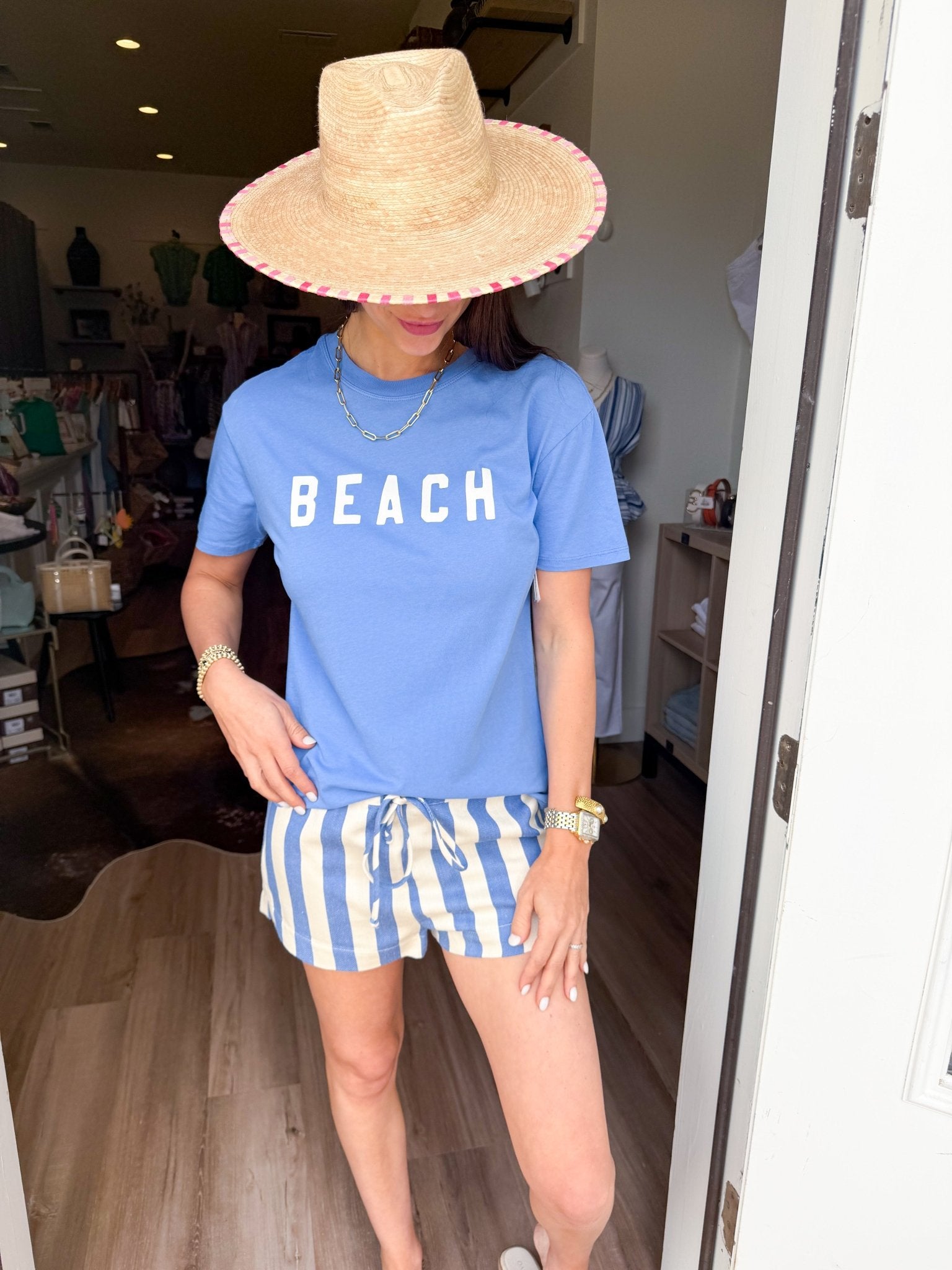 Beach Boyfriend Tee - Elk + Elm