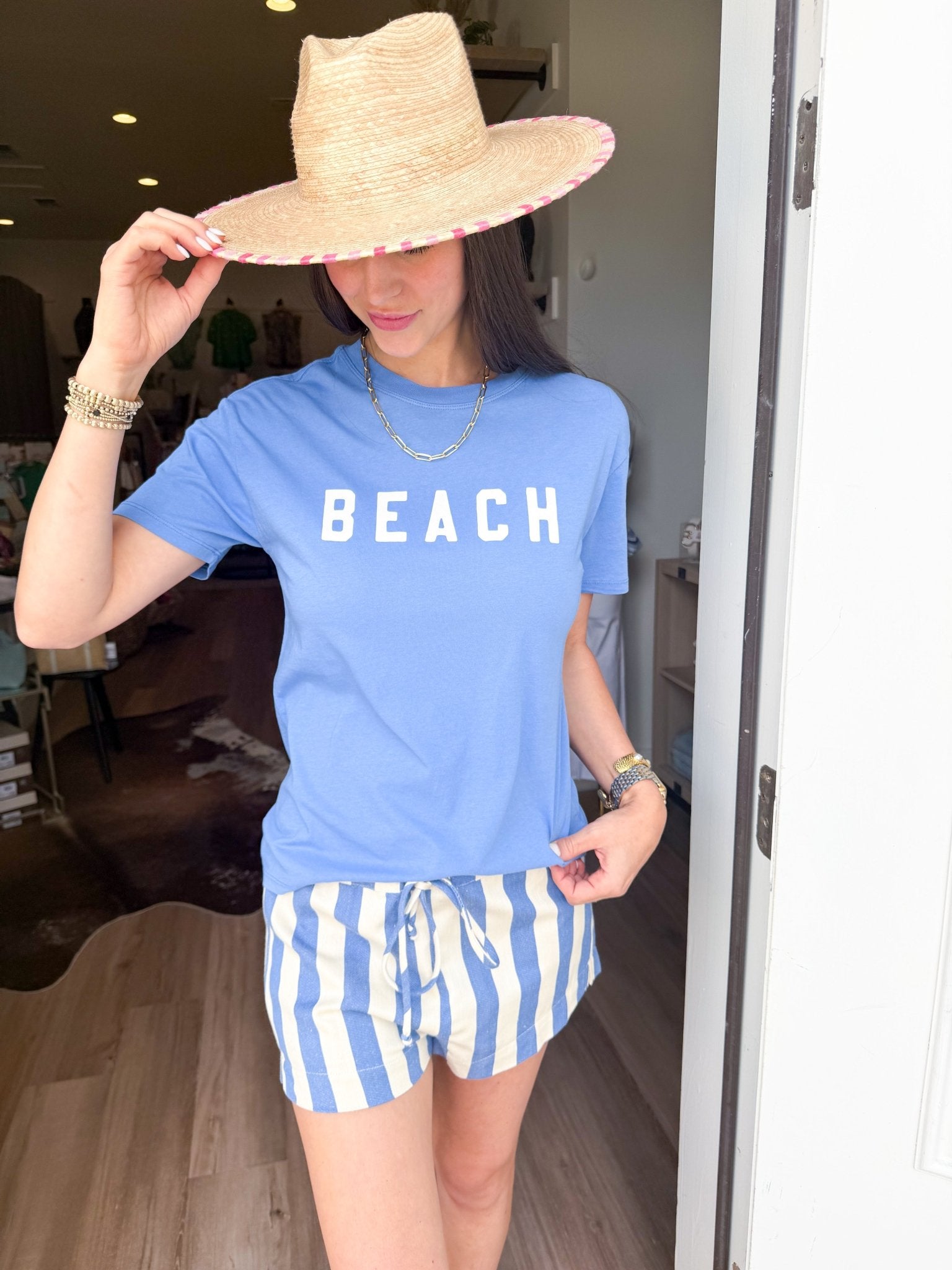 Beach Boyfriend Tee - Elk + Elm