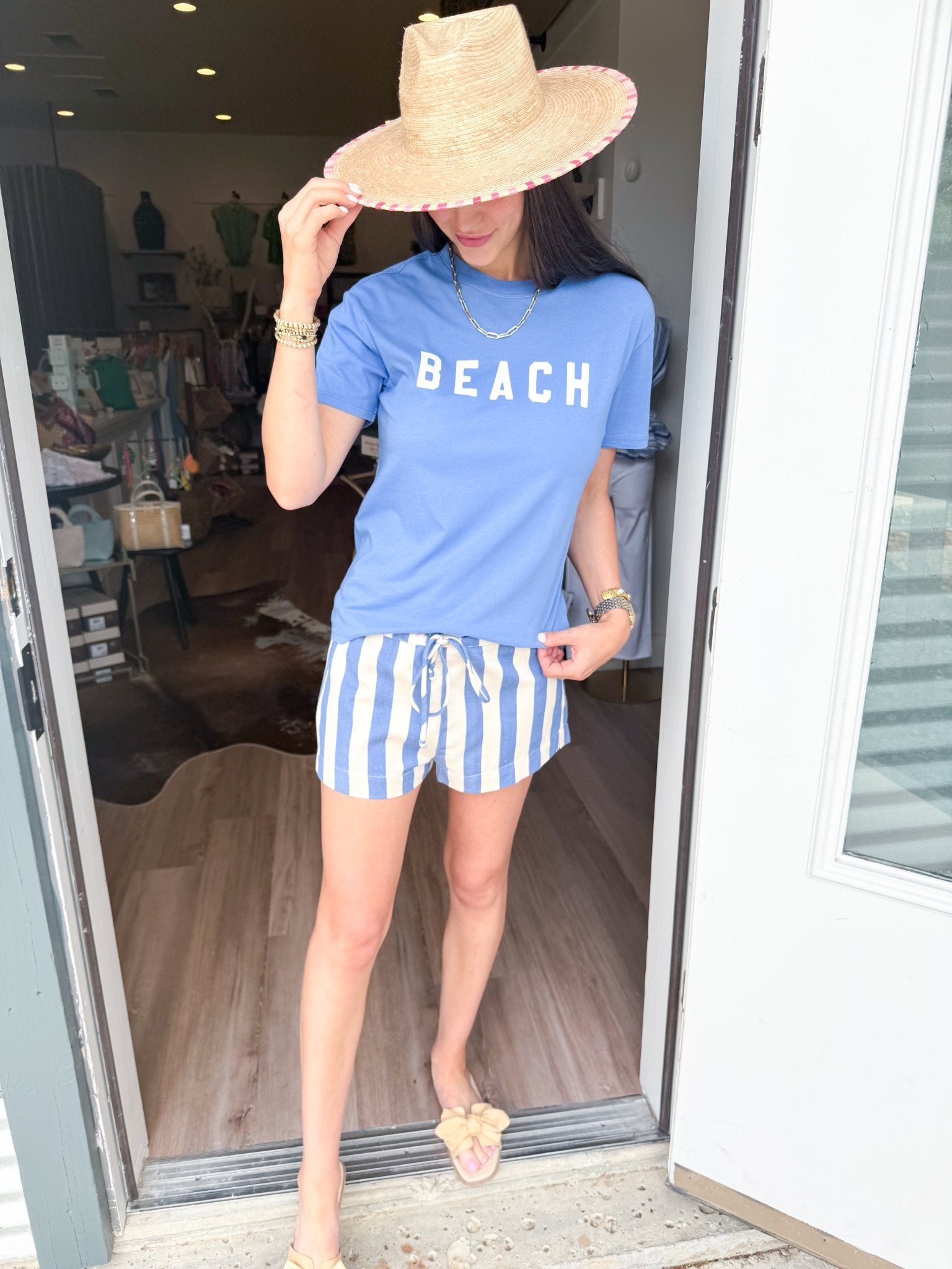 Beach Boyfriend Tee - Elk + Elm