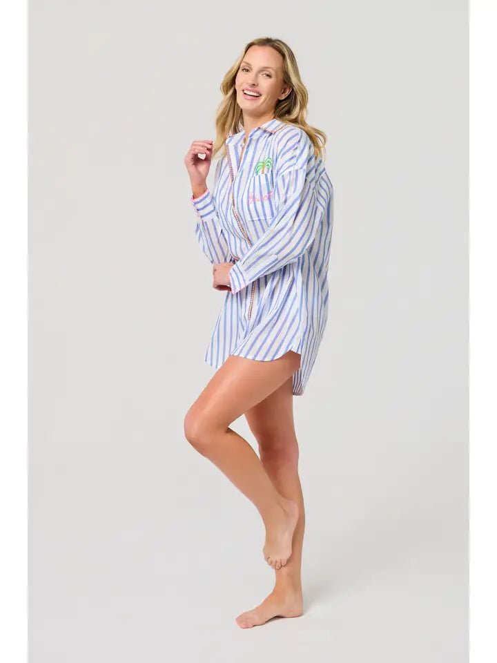 Beach/Ocean Air Cover Up Top - Elk + Elm
