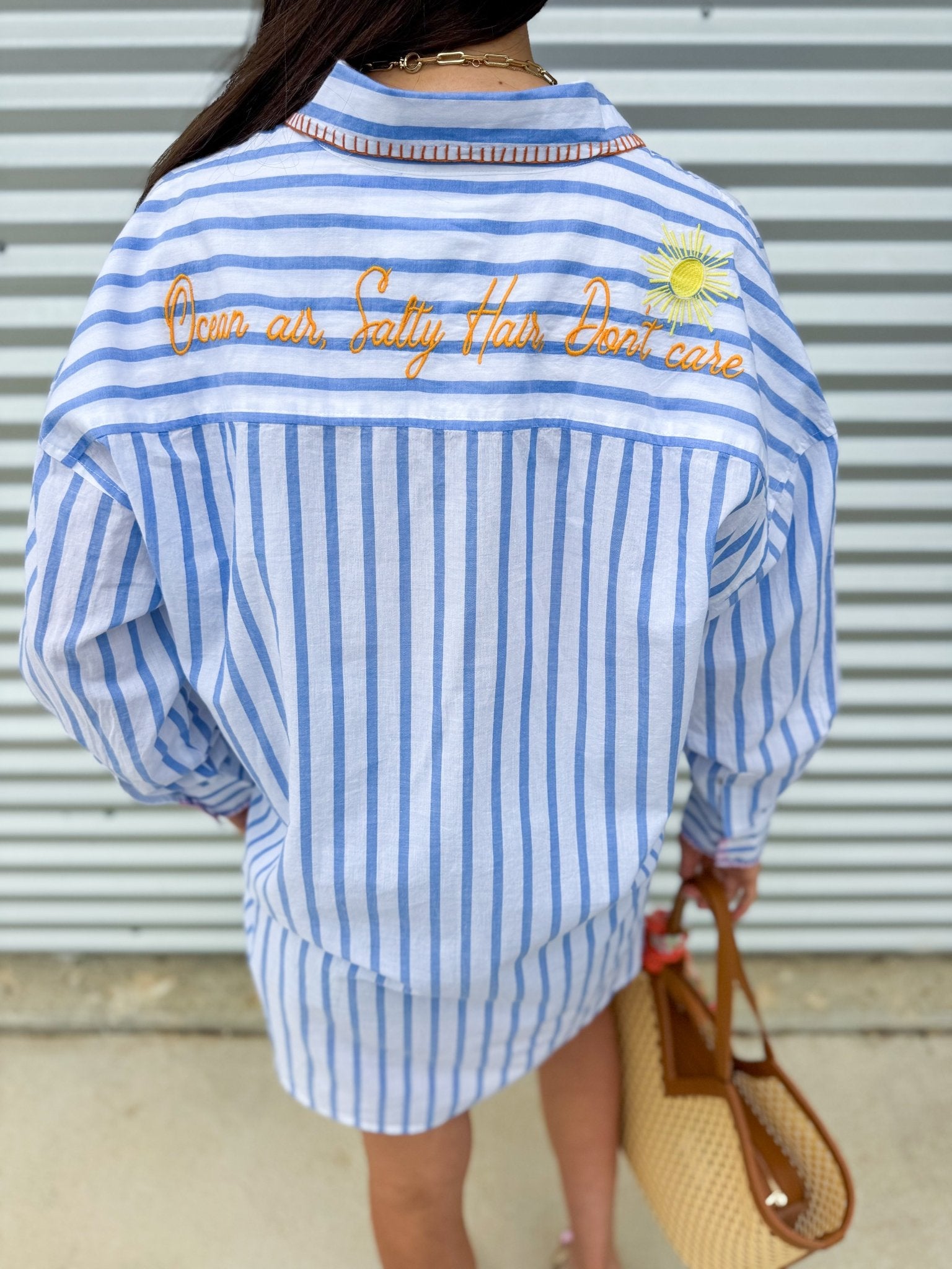 Beach/Ocean Air Cover Up Top - Elk + Elm