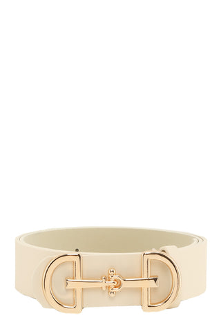 Lux Horse Bit Buckle Belt