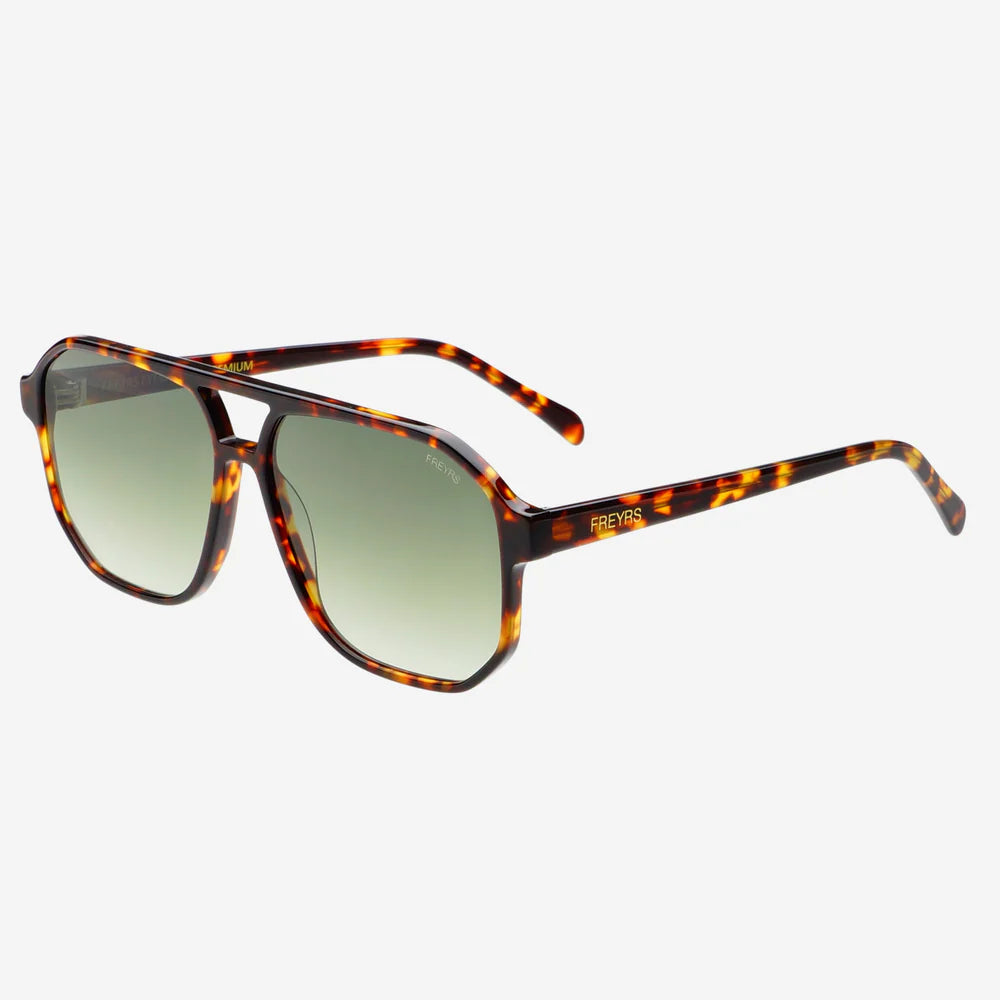 Billie Sunglasses Tortoise Green