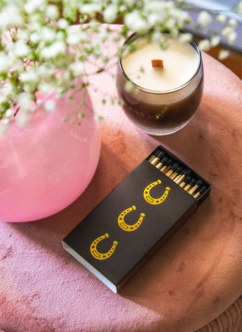 Black Oversized Horseshoe Matches - Black - Elk + Elm