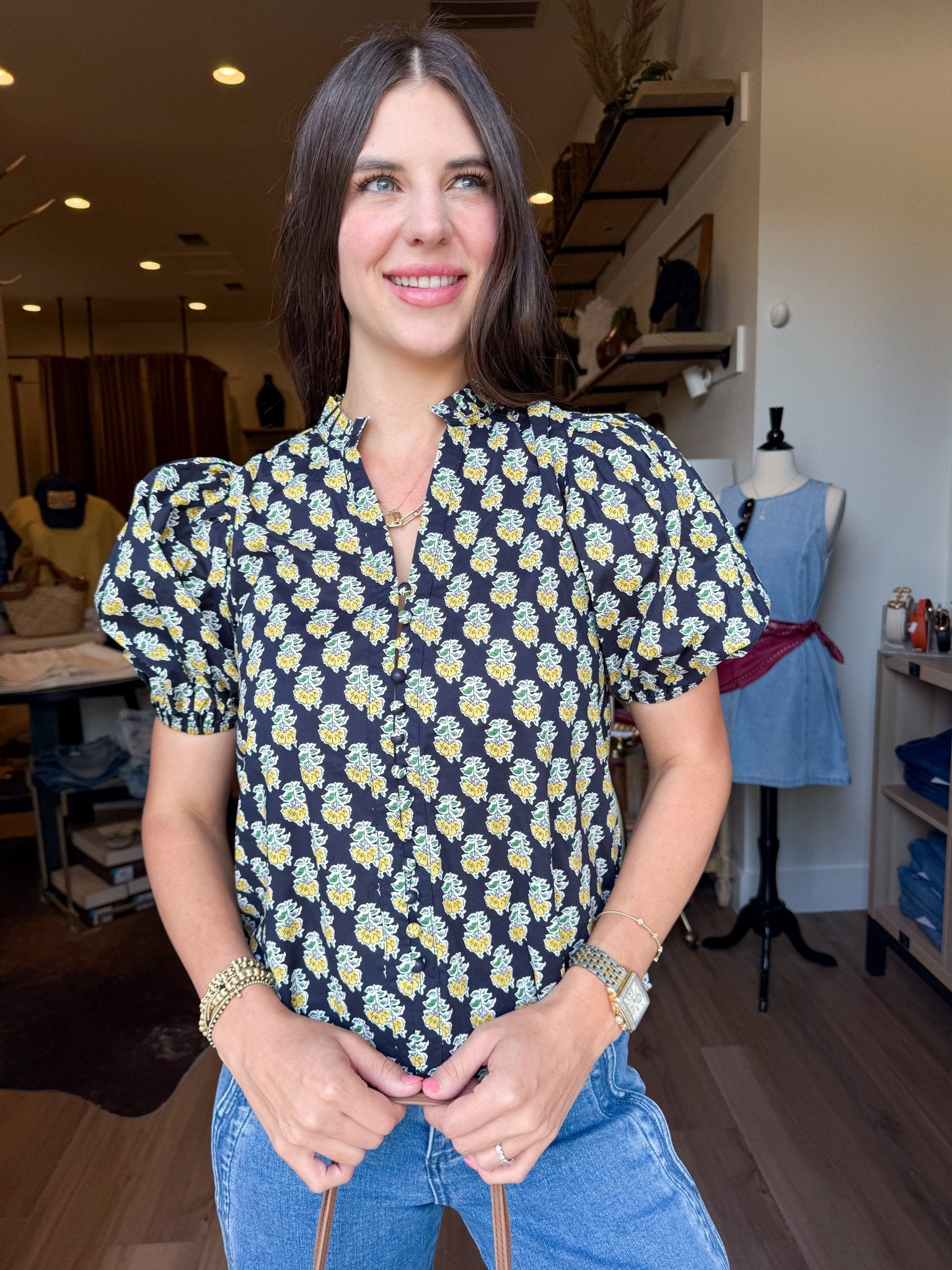 Bloom & Breeze Blouse - Elk + Elm