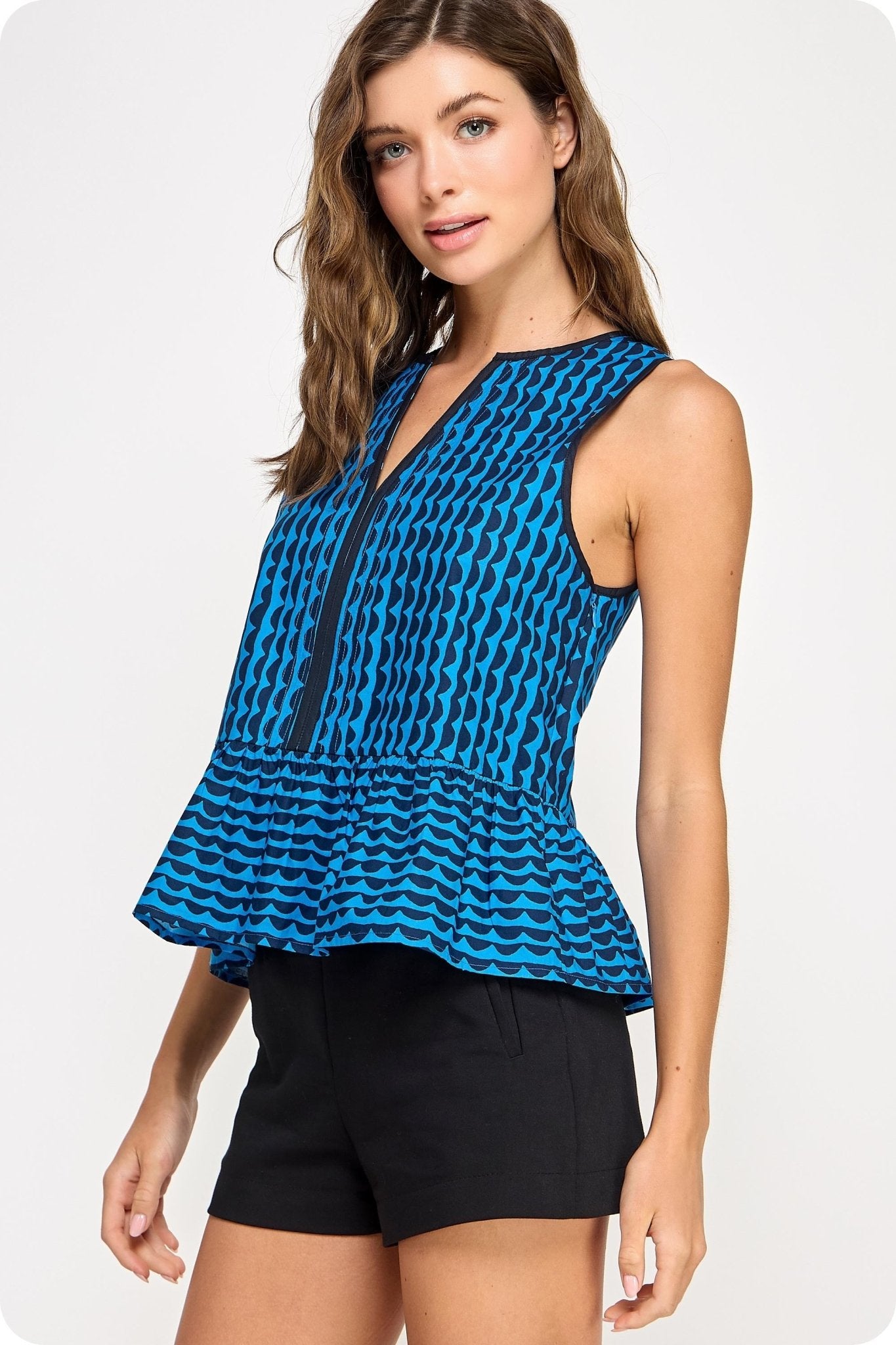 Blue Horizon Blouse - Elk + Elm