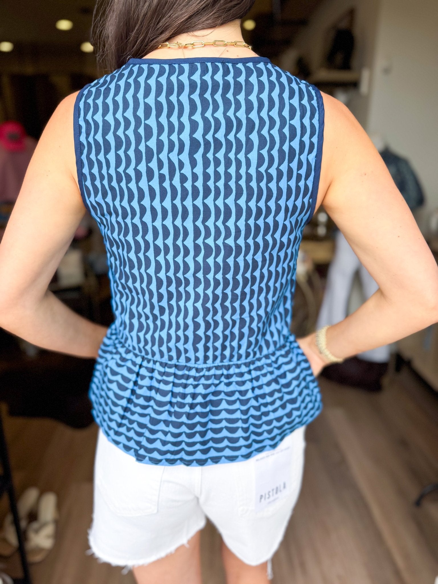 Blue Horizon Blouse - Elk + Elm