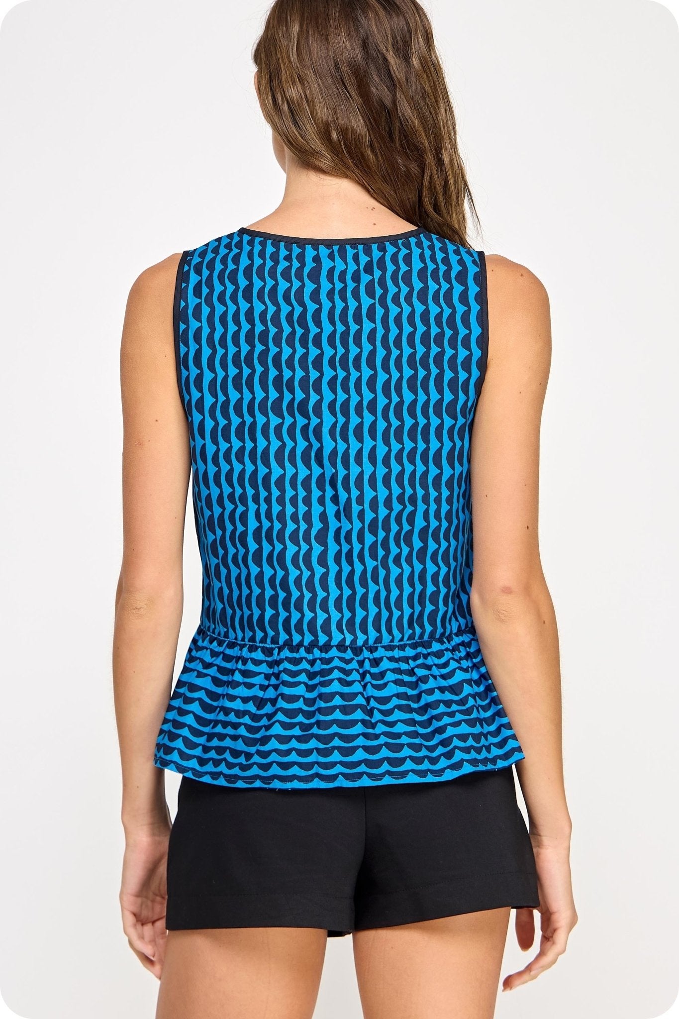 Blue Horizon Blouse - Elk + Elm