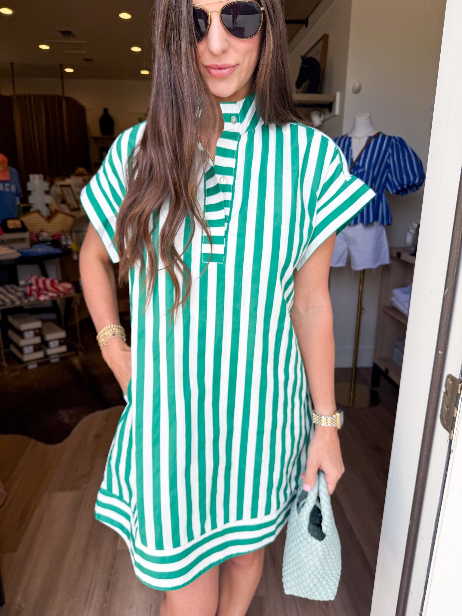Boardwalk Stripe Dress - Elk + Elm