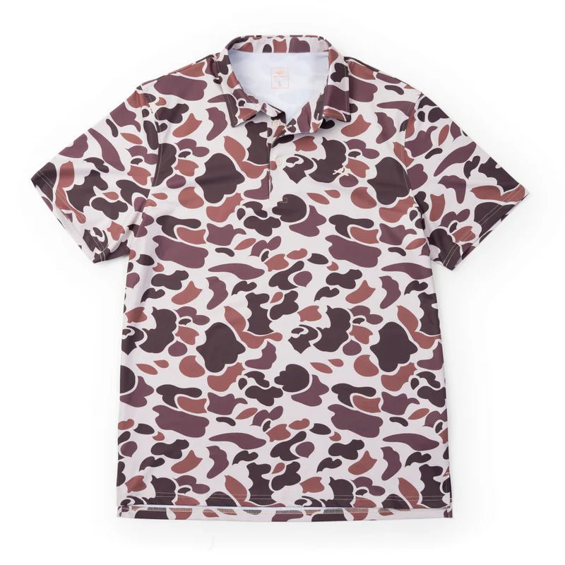 Boone Camo Polo - Elk + Elm