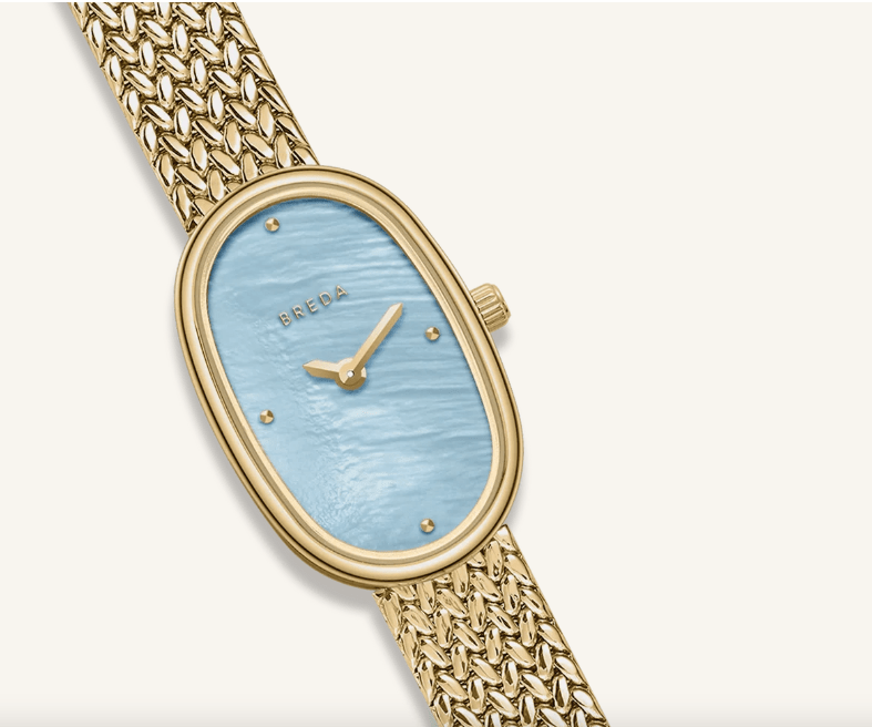 Breda Jane Mini Gold/Sky Watch - Elk + Elm