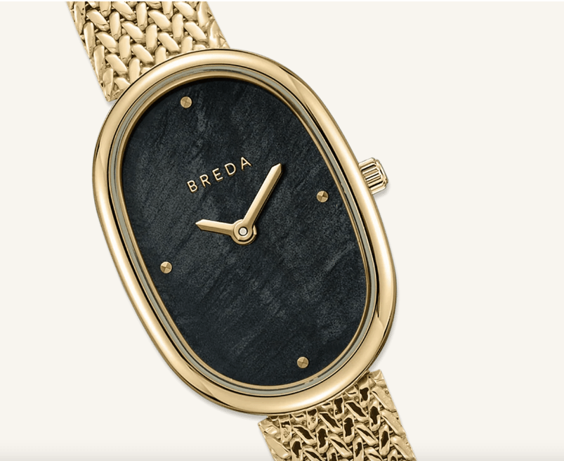 Breda Jane Tethered Gold/Black Watch - Elk + Elm