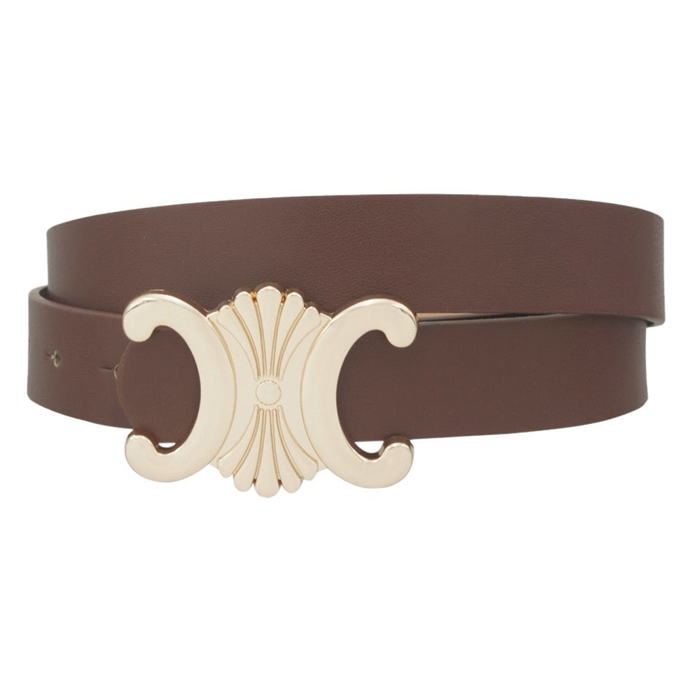 C Gatsby Buckle Belt - Elk + Elm