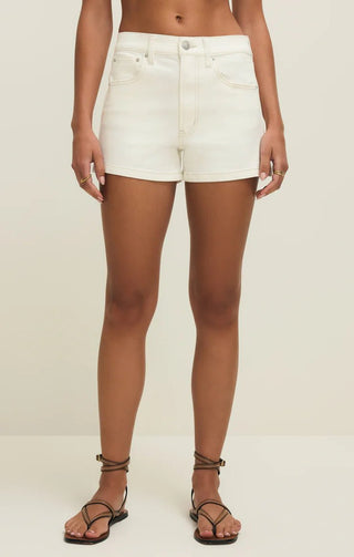 Camila High Rise A Line Short - Cloud - Elk + Elm