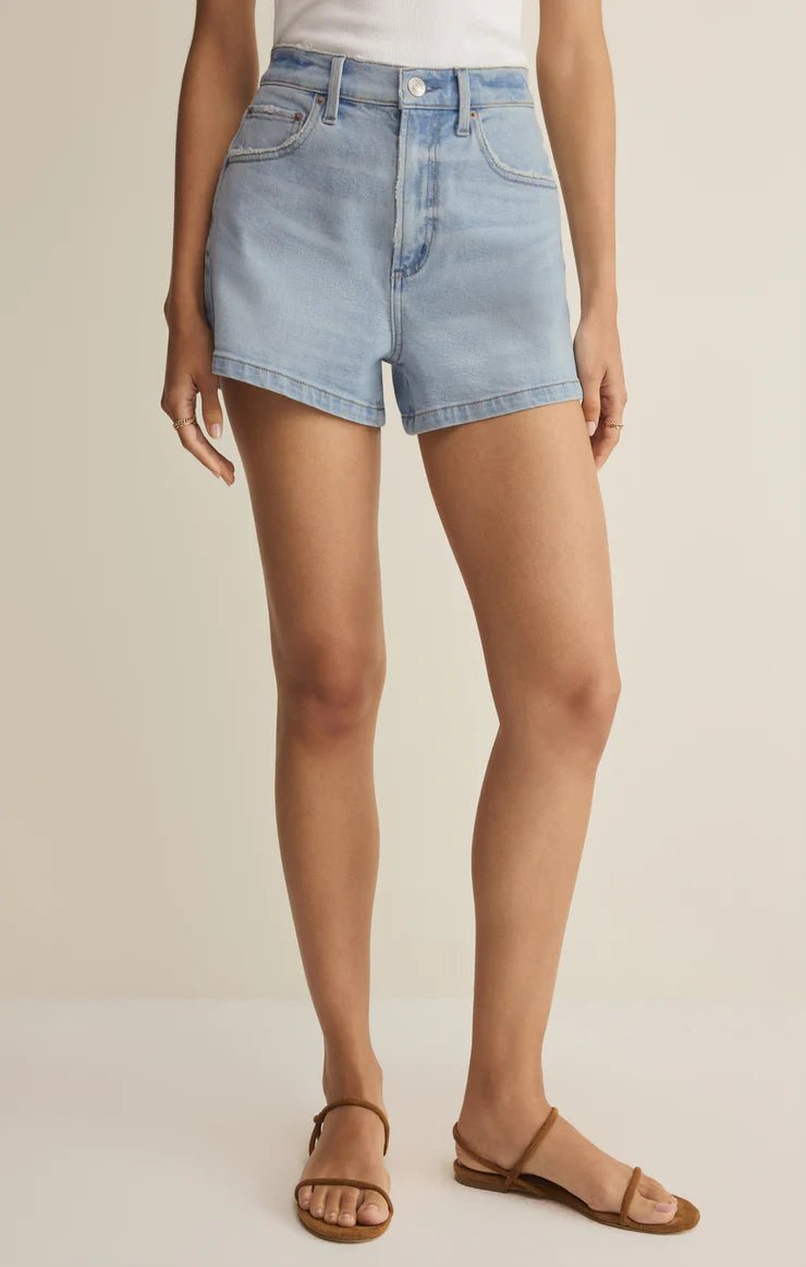 Camila High Rise A Line Short - Etherea - Elk + Elm