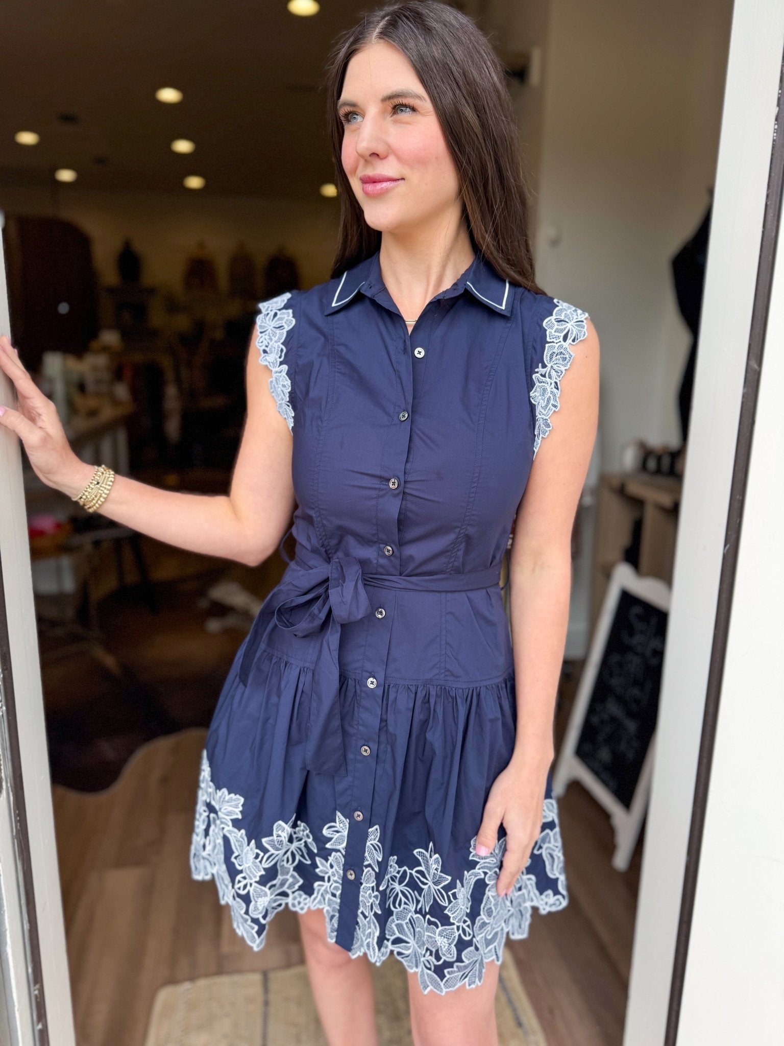 Caroline Mini Dress - Elk + Elm