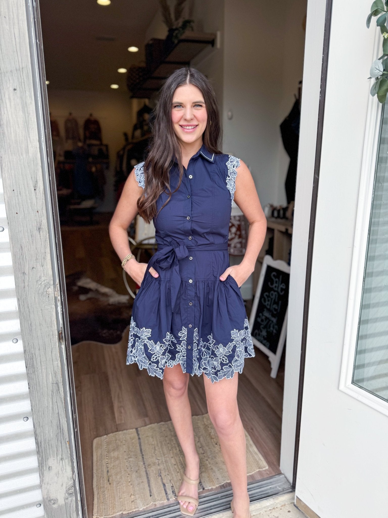 Caroline Mini Dress - Elk + Elm