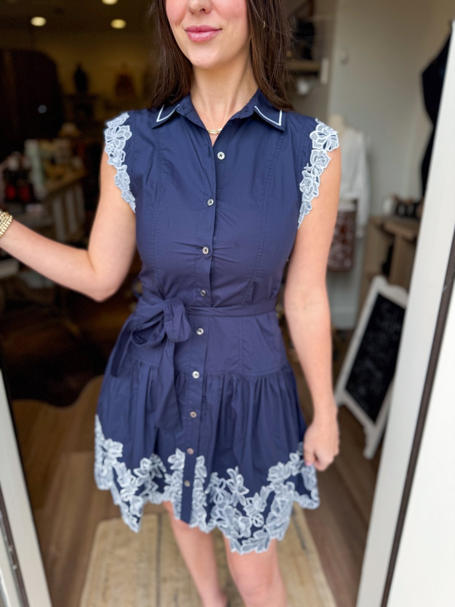 Caroline Mini Dress - Elk + Elm