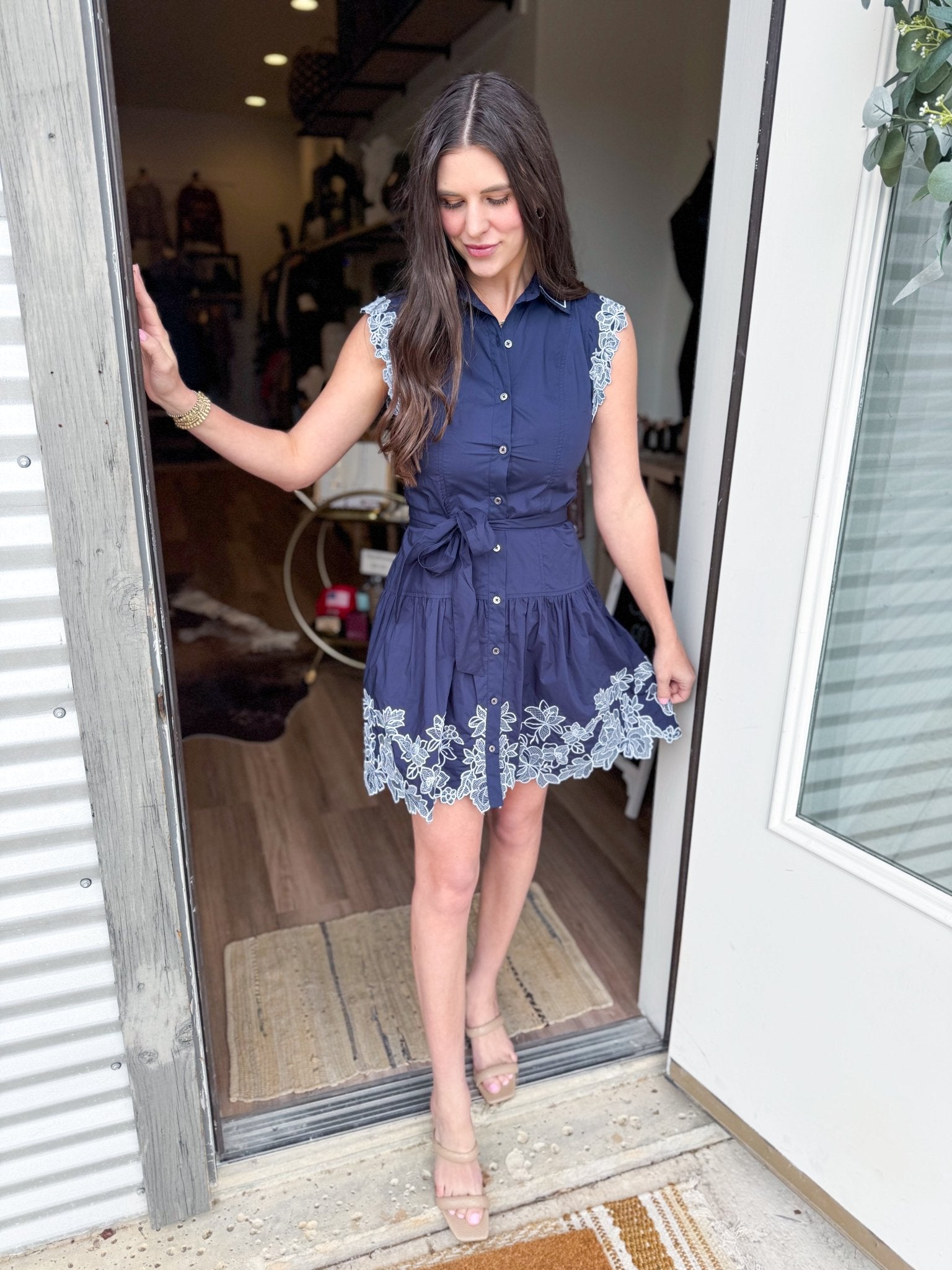 Caroline Mini Dress - Elk + Elm