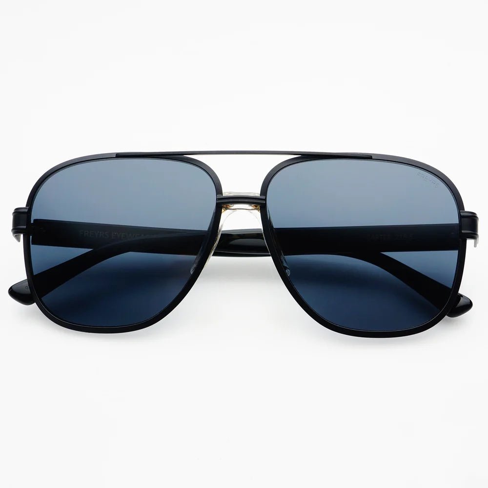 Carter Unisex Aviator- Black - Elk + Elm