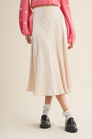 Flare Midi Skirt