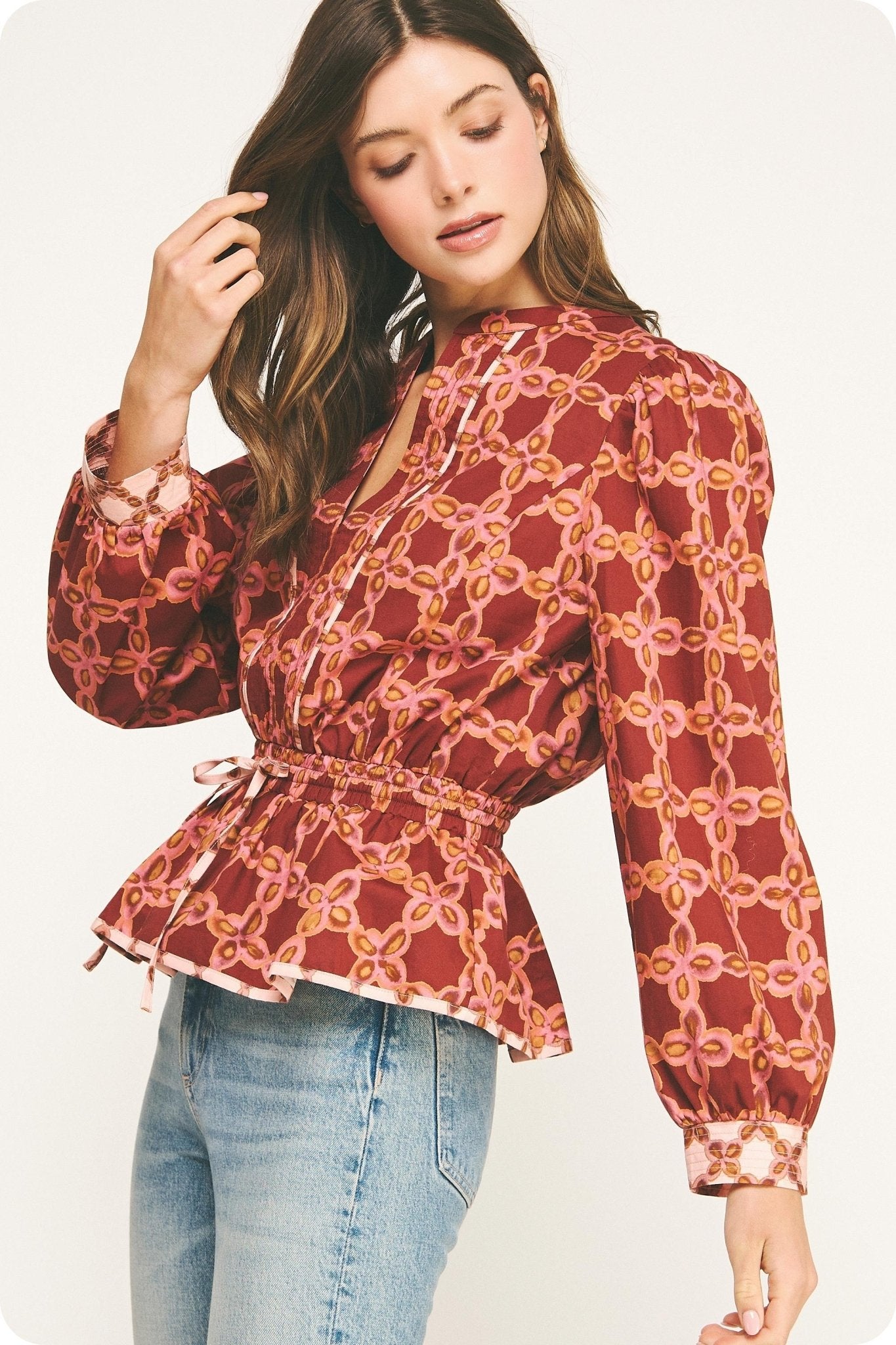 Chance Blouse - Elk + Elm