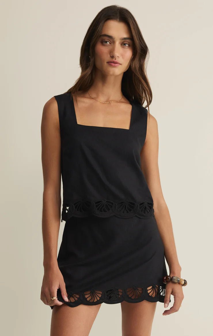 Charlene Embroidery Top - Elk + Elm