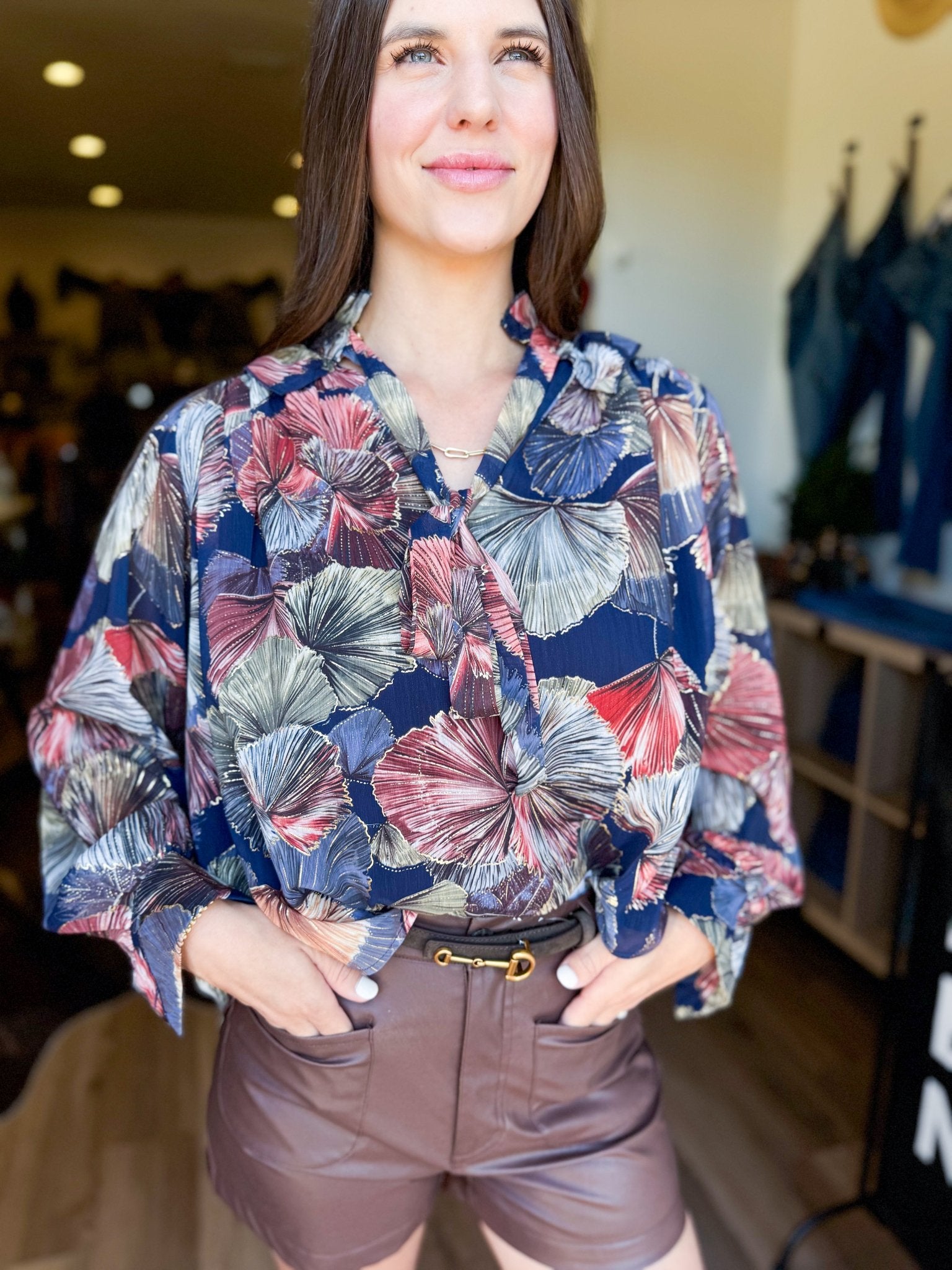 Claire Long Sleeve Top - Elk + Elm