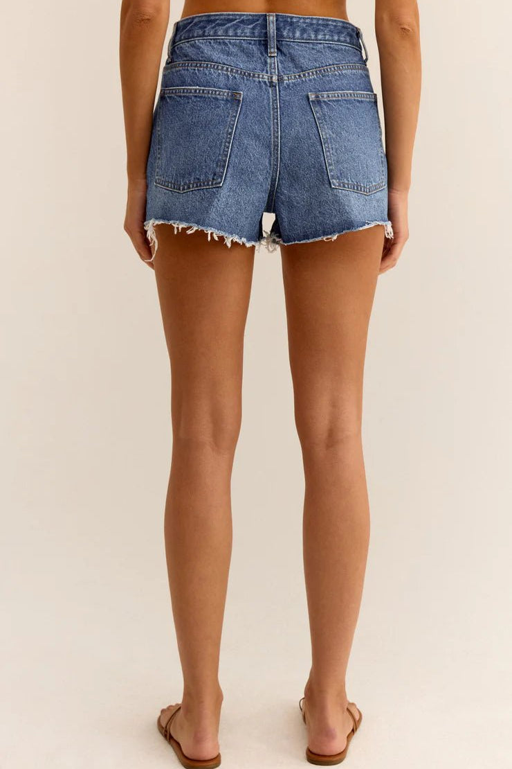Classic Hi - Rise Denim Short - Elk + Elm