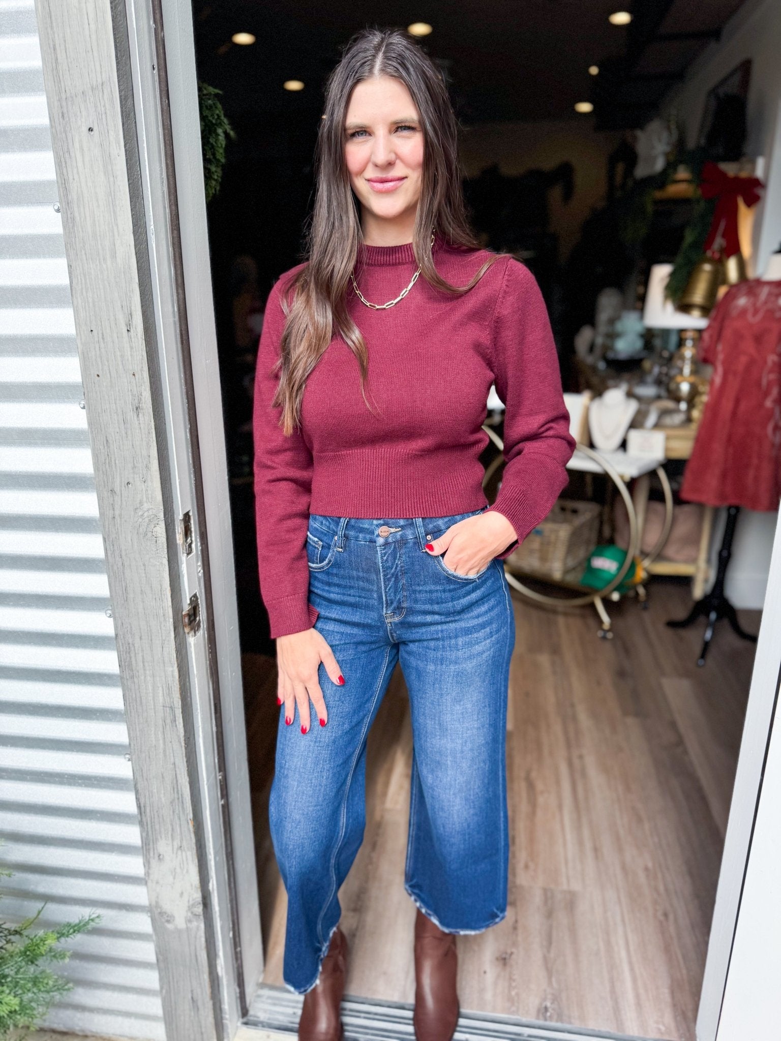 Cleo Sweater - Elk + Elm