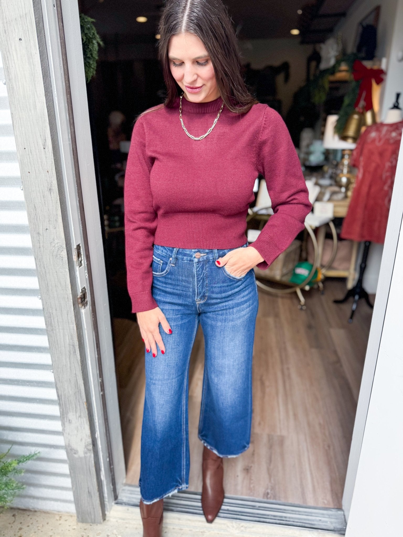 Cleo Sweater - Elk + Elm