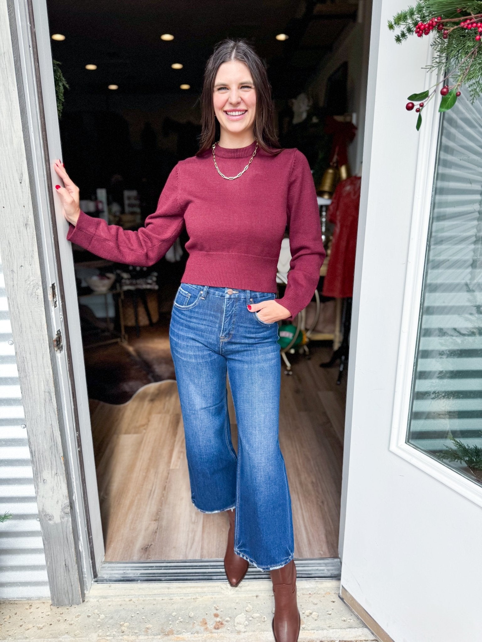 Cleo Sweater - Elk + Elm