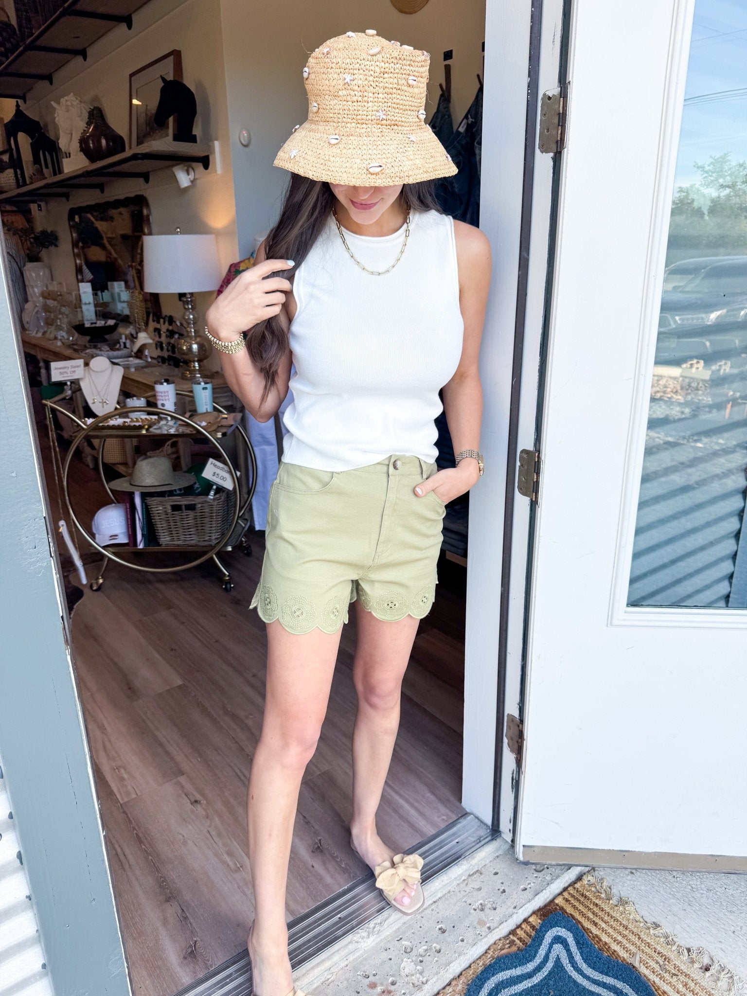 Cloud Nine Classic Sleeveless Knit Tank – Cream - Elk + Elm