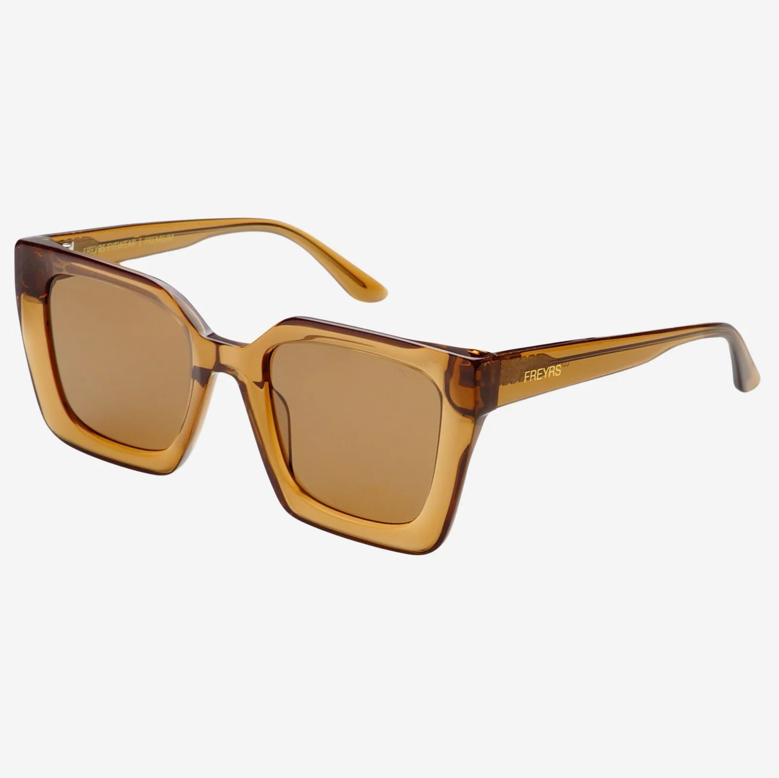 Coco Acetate Unisex Rectangular Sunglasses - Milky Tortoise - Elk + Elm